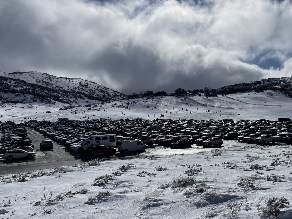 car park near snowfields