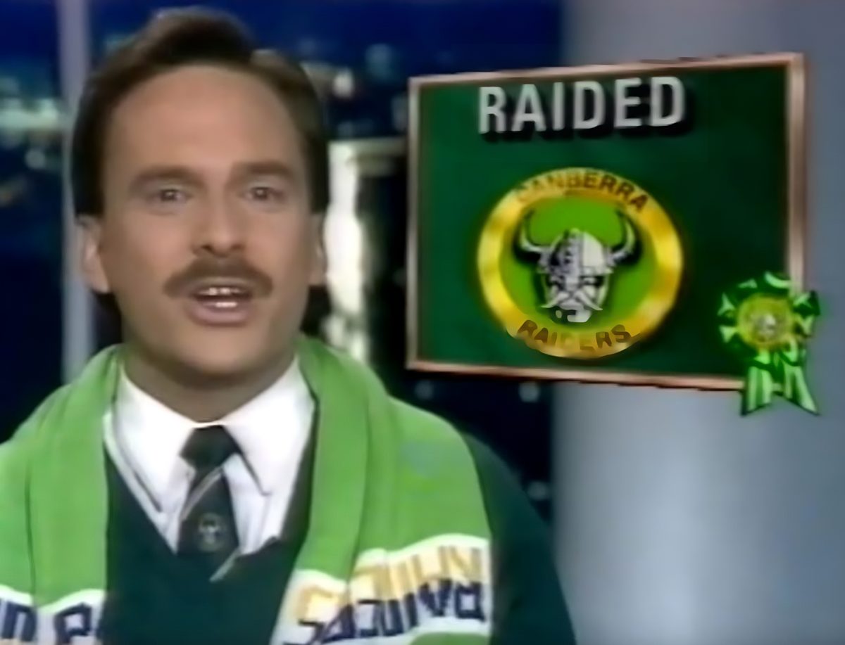 Robbo doing Raiders news