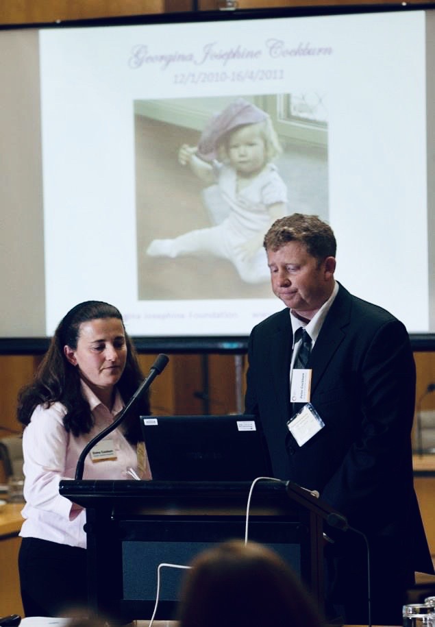 Emma and Peter Cockburn.