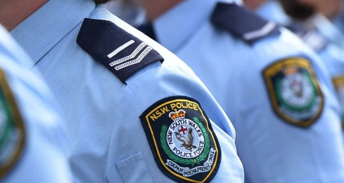 Police logo sleeve