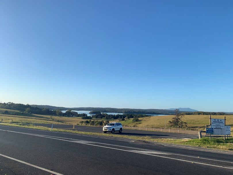 Proposed site of new Tuross Head Bus Stop.