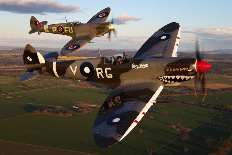 Spitfires over Temora