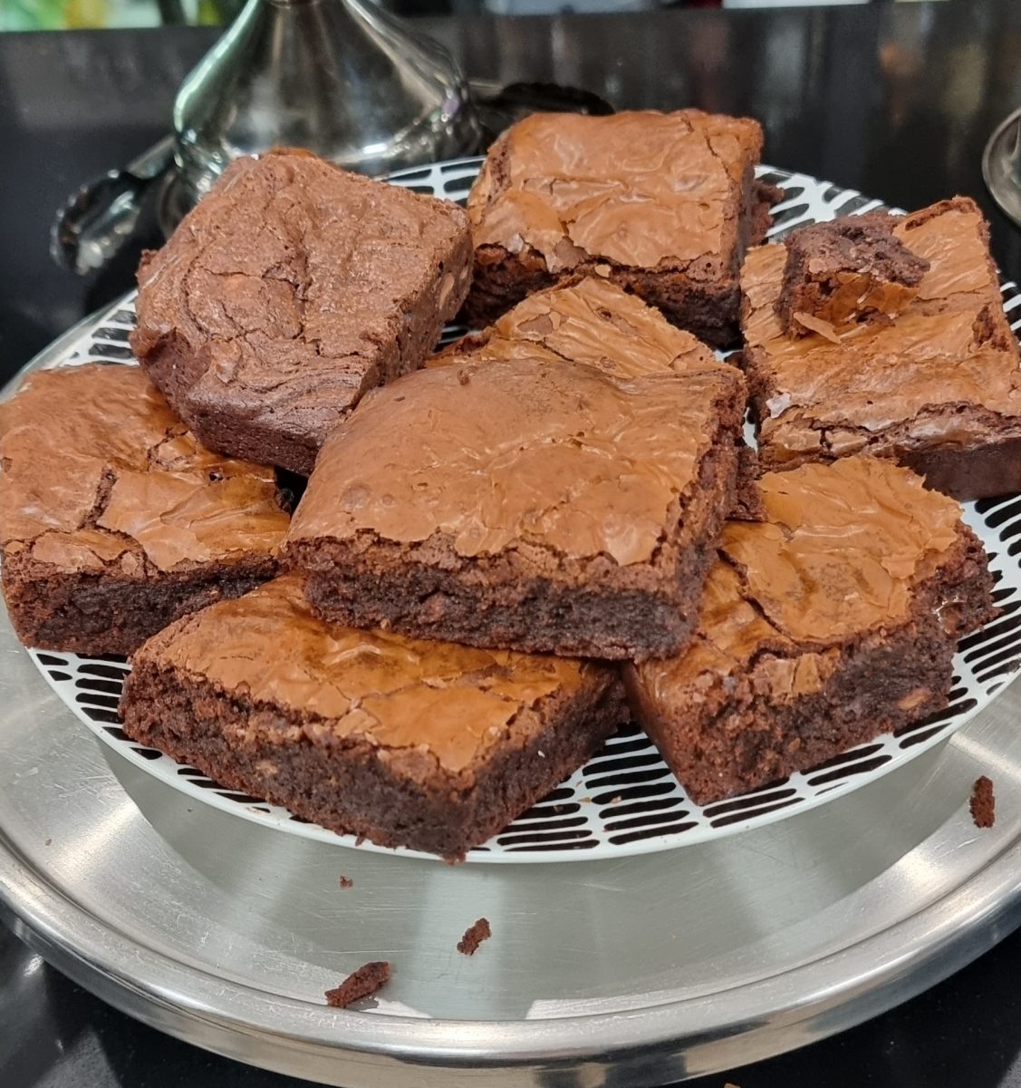 Belgian chocolate brownies