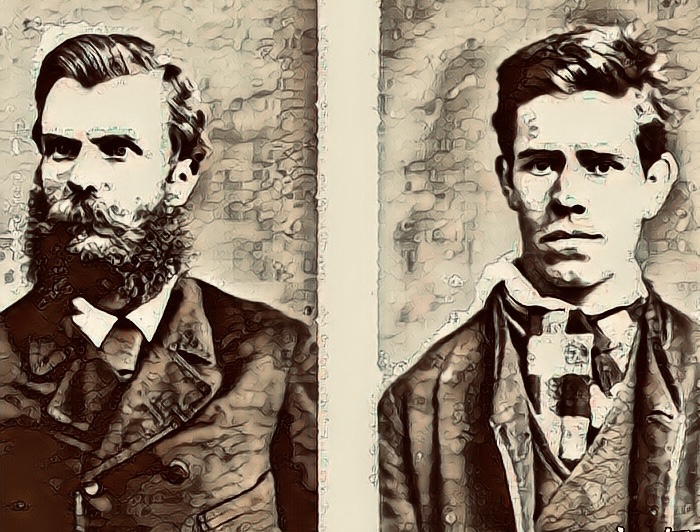 historic portraits of two men