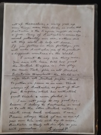 Historic letter