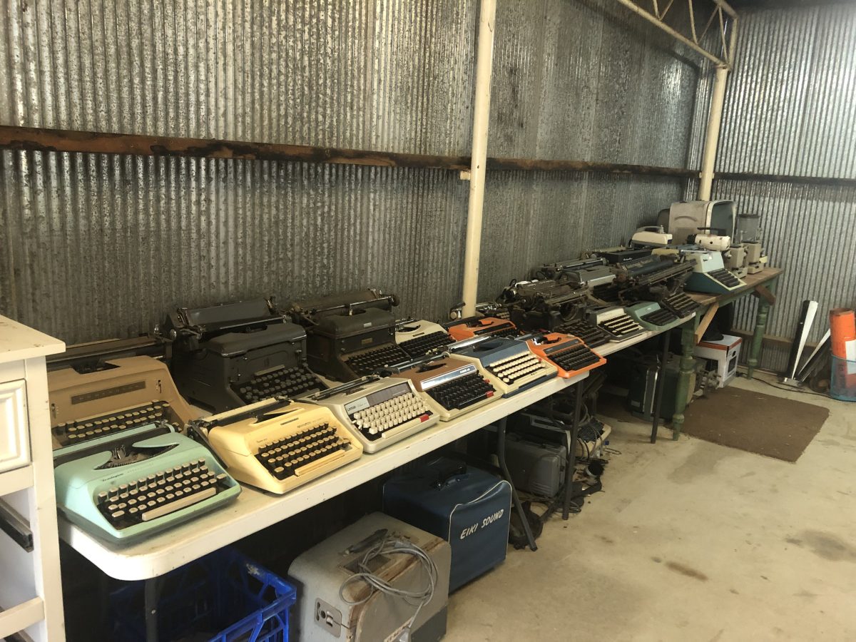 Junee typewriter collector