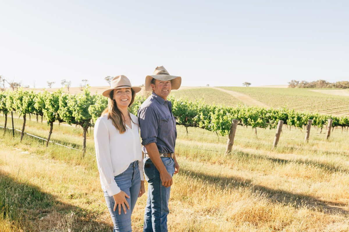 Sixth-generation Hilltops farmers James and Wendy Bowman 
