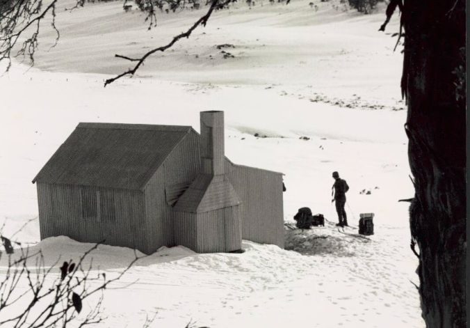 Alpine hut in 1970s
