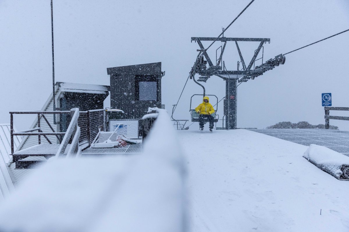 Thredbo's first snowfall for 2024. 