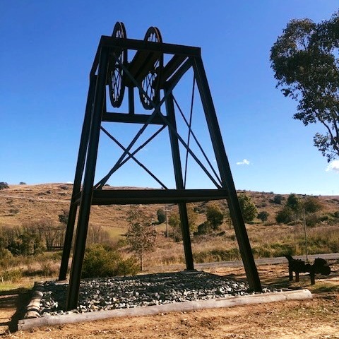 replica mine head