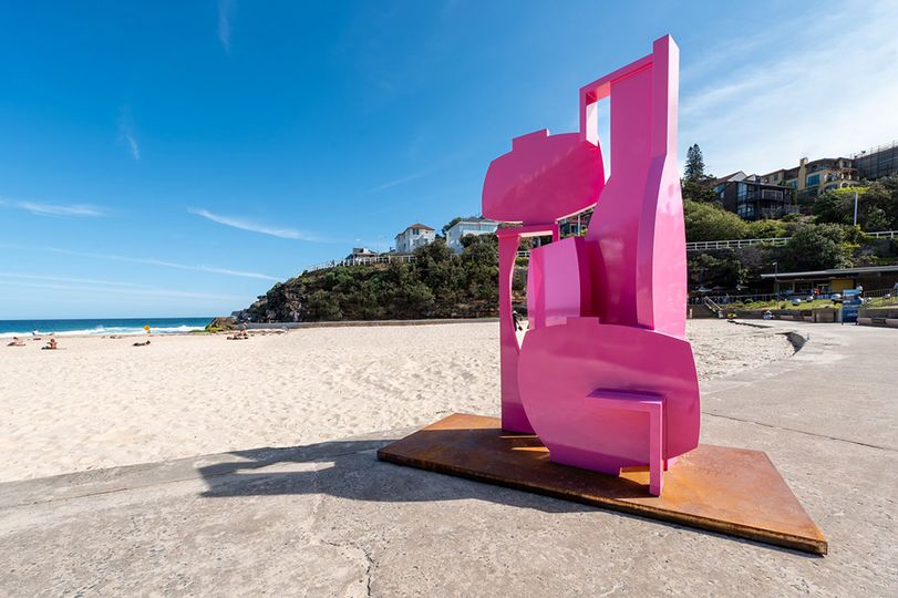 Queanbeyan's Philip Spelman's piece, <em>Scent</em>, at Sculpture by the Sea, Bondi, 2024.