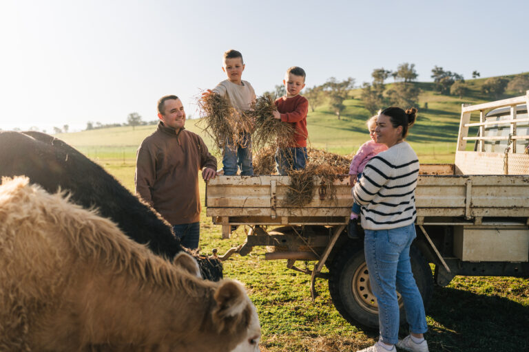 farming family