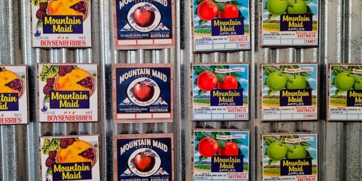 Mountain Maid magnets