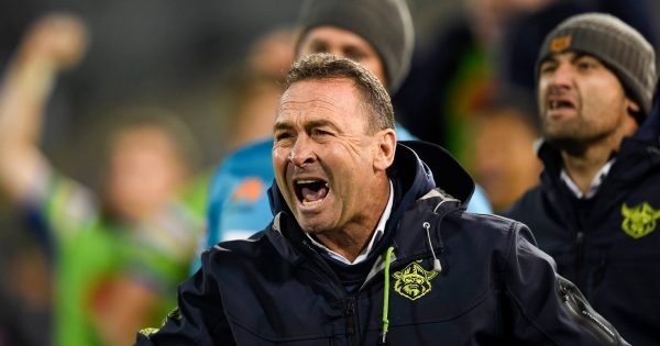 Is Ricky Stuart's job under pressure at the Raiders?