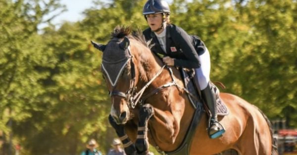 Horse-loving teen gets the jump on her preferred career