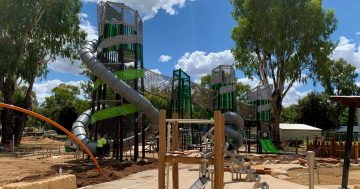 Wagga's 'regionally significant' Riverside playground nearing completion