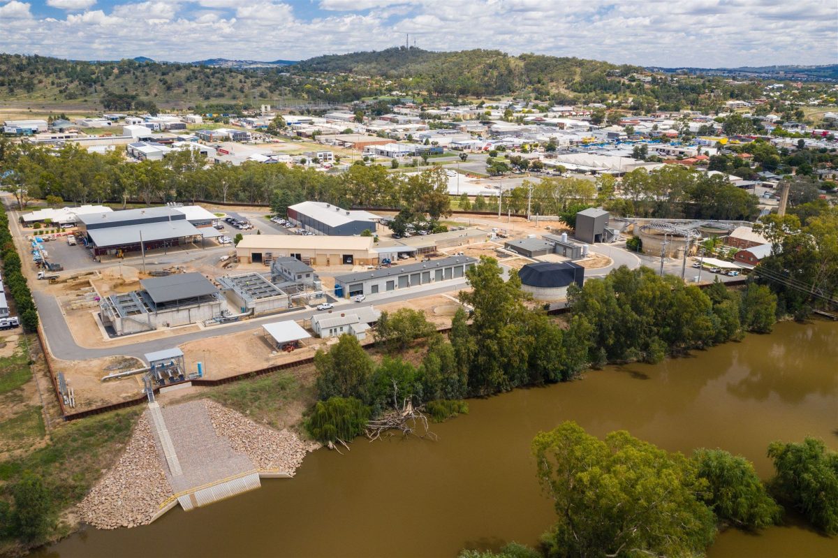 business headquarters in Wagga, tucked behind the Murrumbidgee River levy