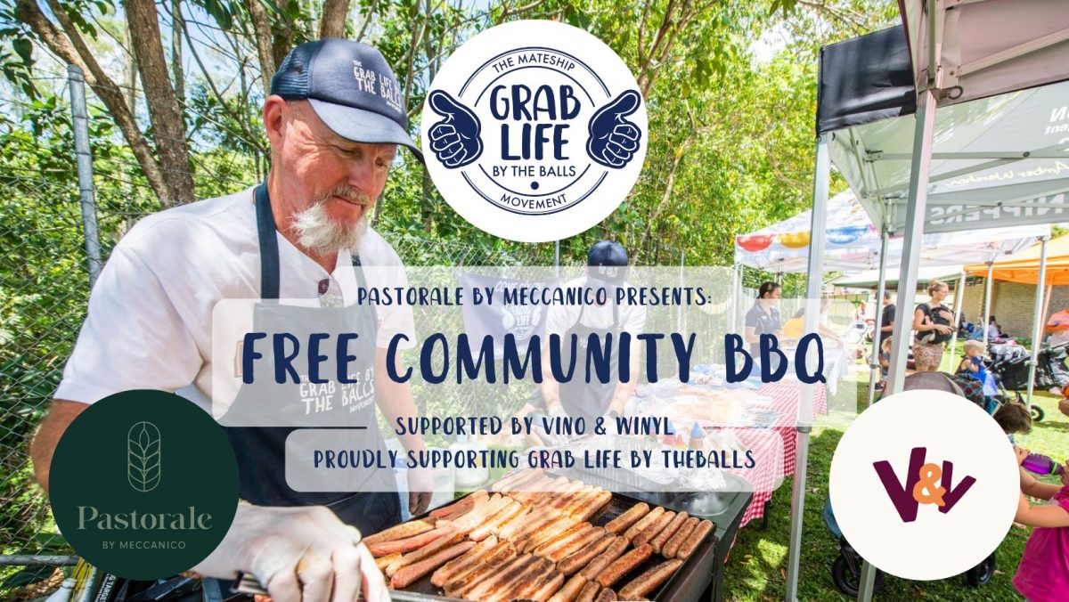 Flyer for free community barbecue