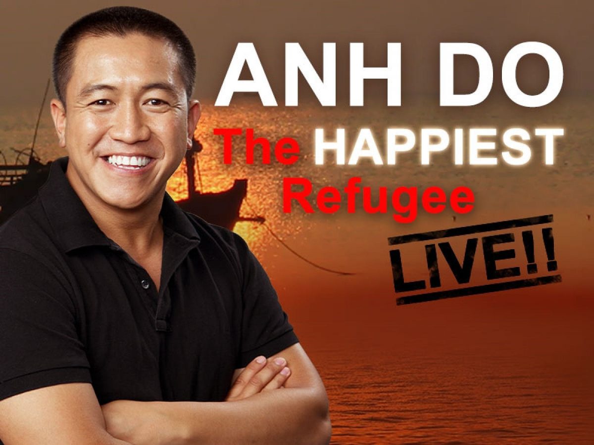 Flyer for comedian Anh Do