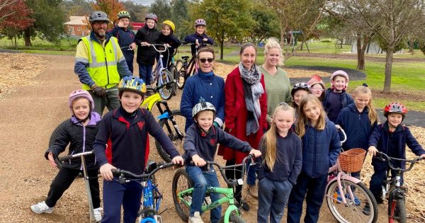 Tarcutta's new bike jump and pump track a hit with the community