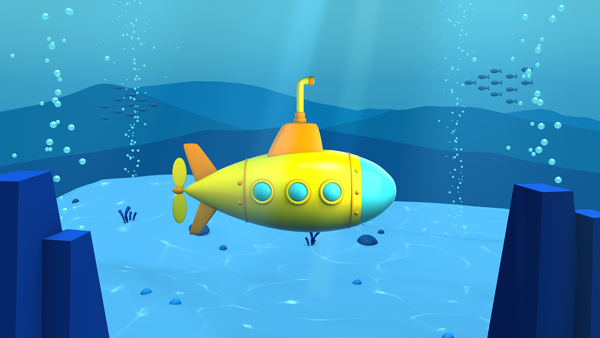 animated submarine