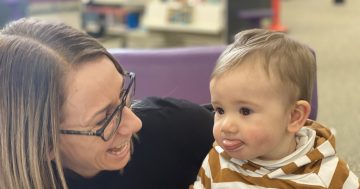 Babies shine at Griffith Library's rhyme time