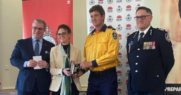 Bland Temora zone RFS volunteers honoured for Black Summer service