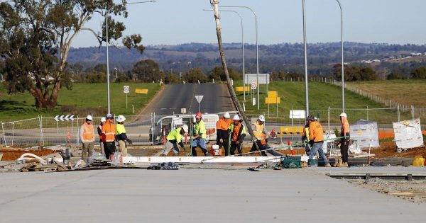 Wagga's freight hub slowly takes shape