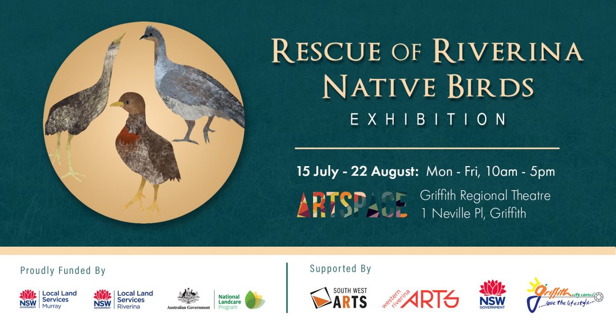 Flyer for conservation and art exhibition