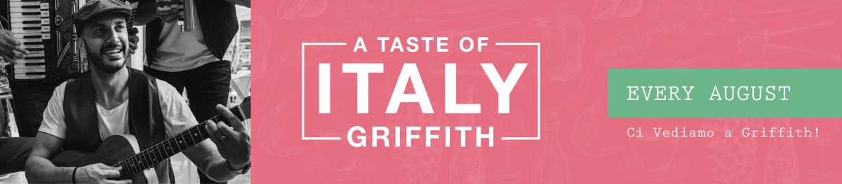 This annual event brings thousands of people to the city every year to experience the food, wine, music, and culture of Italy. Photo: Visit Griffith. 