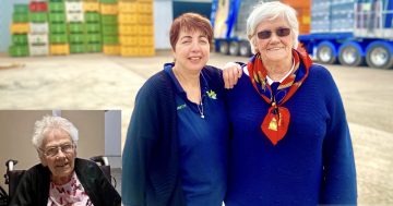 Hanwood's Rinaland honours 101-year-old former fruit packer Dot Reddacliff
