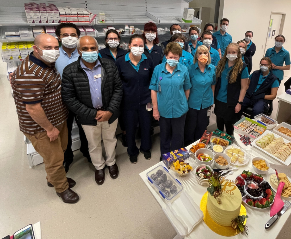 pharmacy team at Wagga Base Hospital