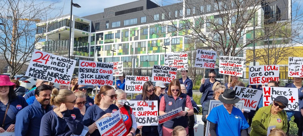 Nurses strike at Wagga Base Hospital
