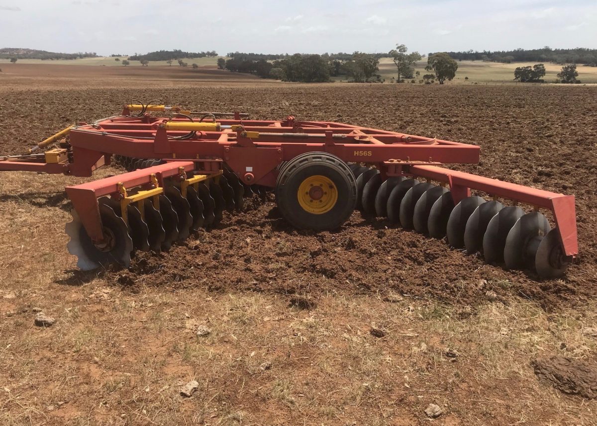 An offset plough 