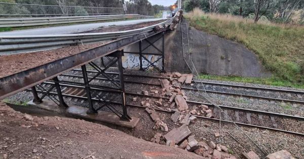 Changed traffic conditions on Olympic Highway at Wallendbeen