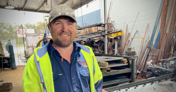 Matt's business has grown from 'old and interesting' to cutting edge metal art