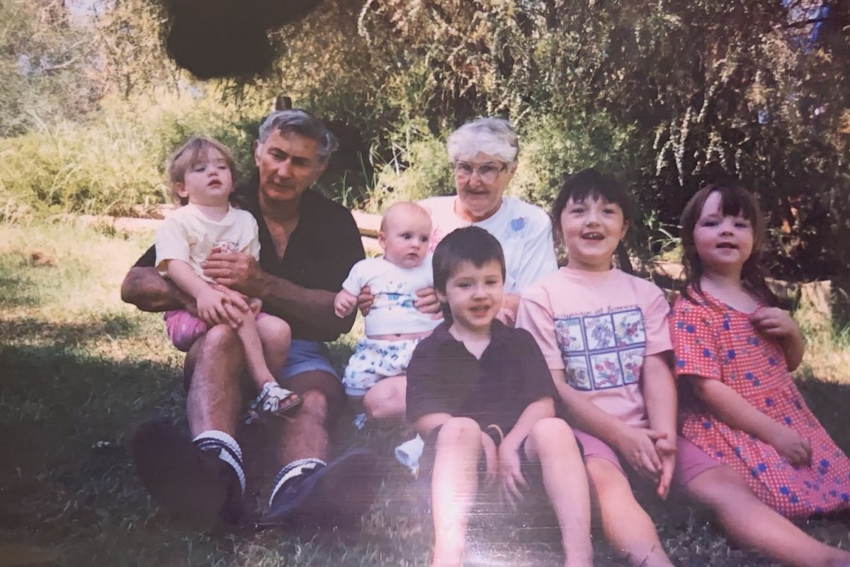 Maureen Lord and all her grandkids