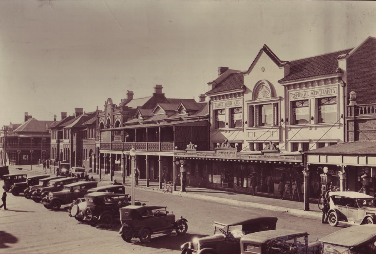 Hoskins Street in 1930s 