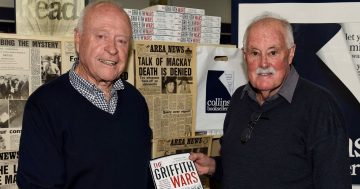Griffith Wars author donates 50-year life works on mafia crime to Charles Sturt University