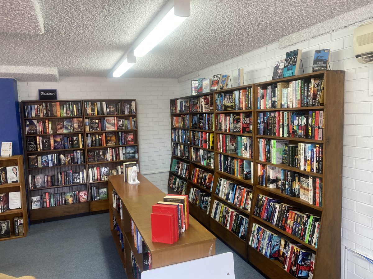 Inside Browse Books store. 