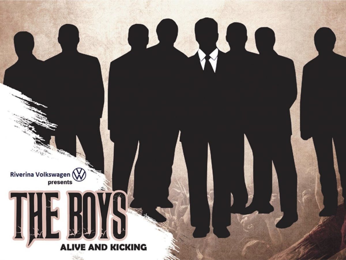 Poster for The Boys Alive and Kicking 