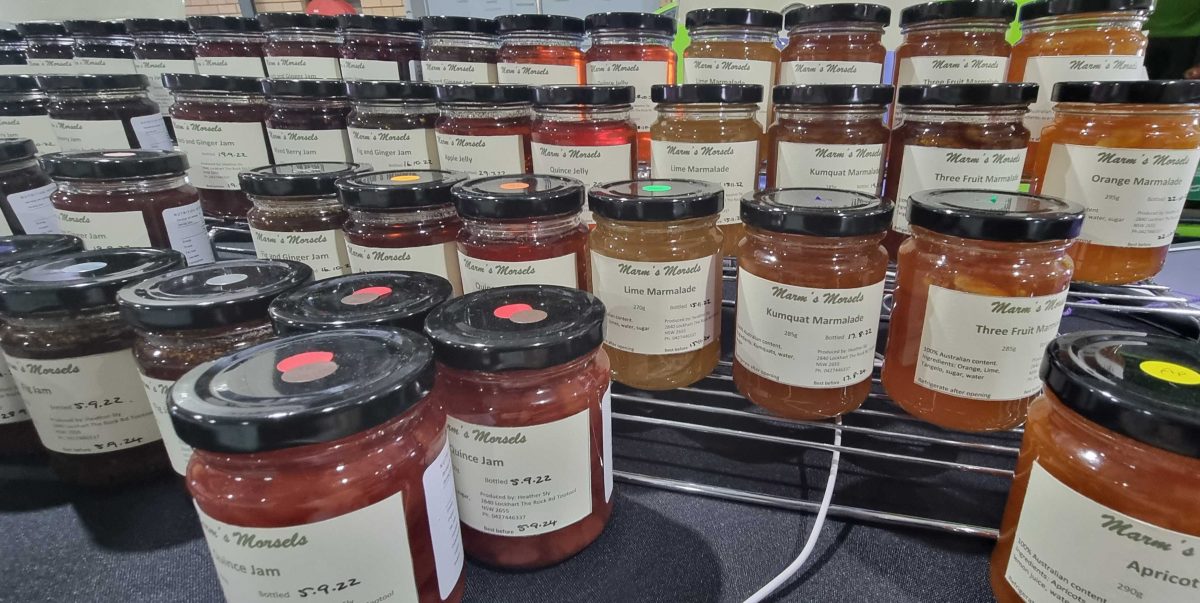 Marmalade and jam jars