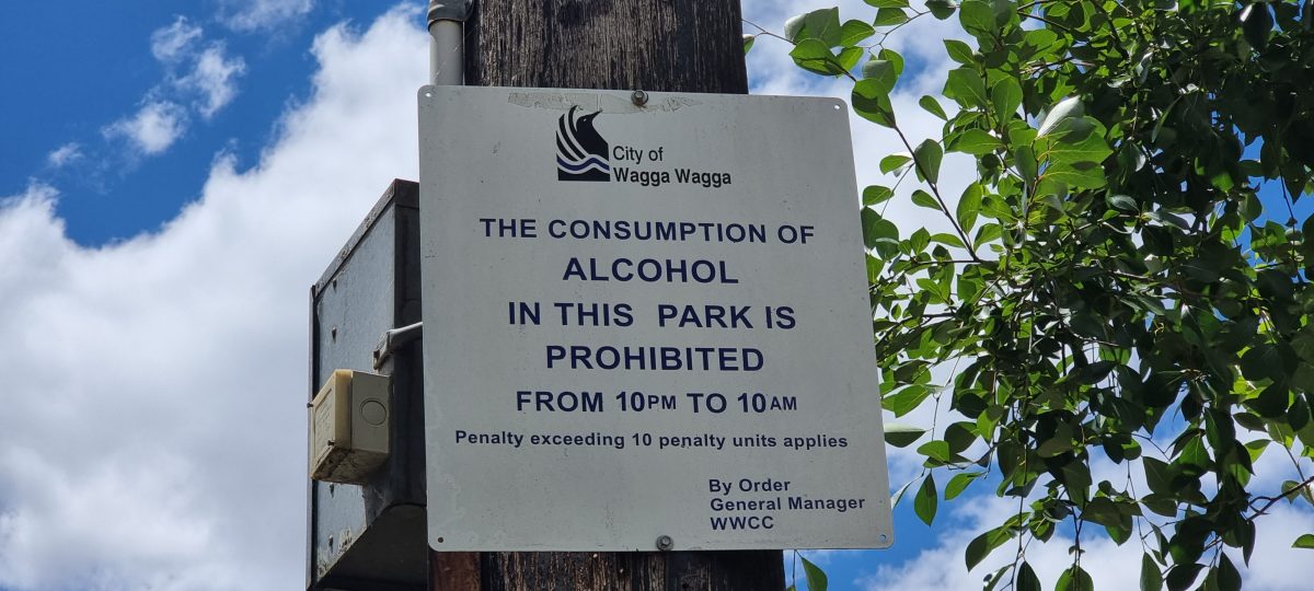 Alcohol-Free Zone signage