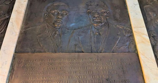 Riverina Rewind: Doctors honoured in bronze