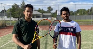 Medical students 'do a Bradbury' to have names etched on Griffith Tennis Club honours board