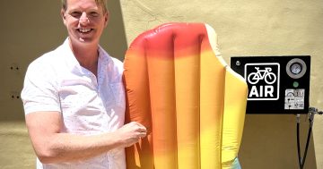 Dan's pumped about Wagga Beach's latest addition