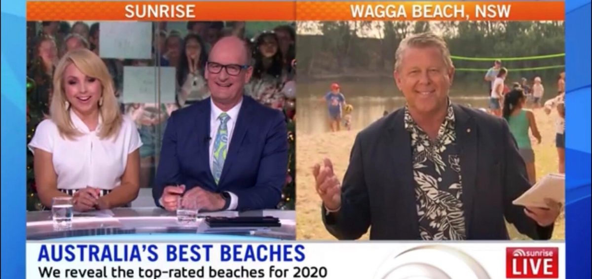 Wagga Beach TV clip