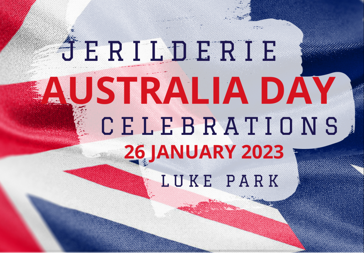 Flyer for Jerilderie Australia Day celebrations
