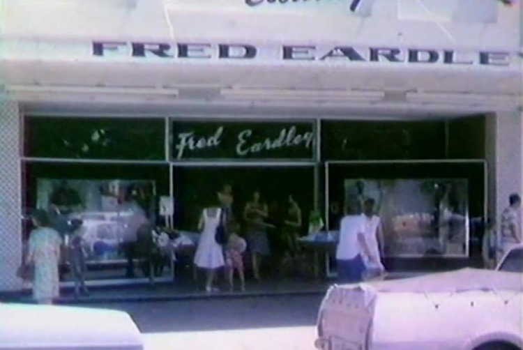 old photo of Fred Eardley's store