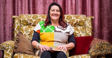 Janine scours op shops to turn vintage fabrics into one-off 'upcycled' garments